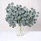 4 Frosted Green 25 in Silk Eucalyptus LEAVES Artificial Greenery Stems Events